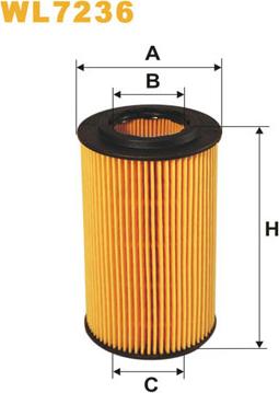 WIX Filters WL7236 - Filtru ulei www.parts5.com