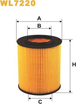 WIX Filters WL7220 - Масляный фильтр www.parts5.com