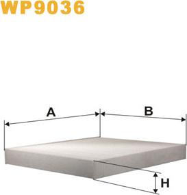 WIX Filters WP9036 - Filter, zrak notranjega prostora www.parts5.com