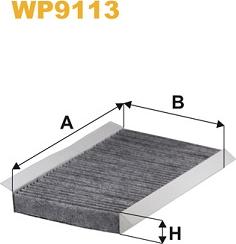 WIX Filters WP9113 - Filtru, aer habitaclu www.parts5.com