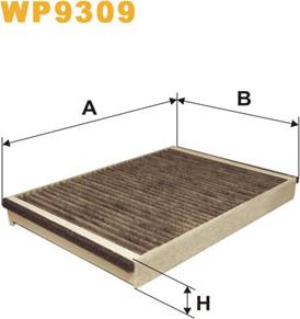 WIX Filters WP9309 - Szűrő, utastér levegő www.parts5.com