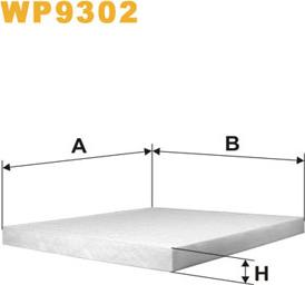 WIX Filters WP9302 - Filter,salongiõhk www.parts5.com