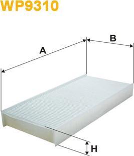 WIX Filters WP9310 - Filtru, aer habitaclu www.parts5.com