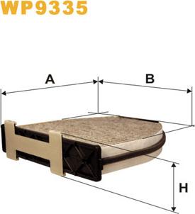 WIX Filters WP9335 - Filtru, aer habitaclu www.parts5.com