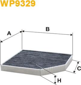 WIX Filters WP9329 - Filtru, aer habitaclu www.parts5.com