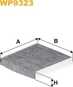 WIX Filters WP9323 - Filter, interior air www.parts5.com