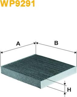 WIX Filters WP9291 - Filtru, aer habitaclu www.parts5.com