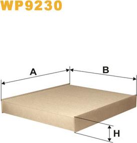 WIX Filters WP9230 - Filter, interior air www.parts5.com