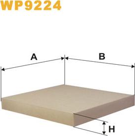 WIX Filters WP9224 - Filtru, aer habitaclu www.parts5.com