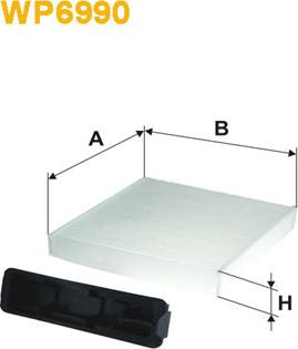 WIX Filters WP6990 - Filter, Innenraumluft www.parts5.com