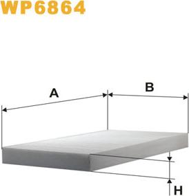 WIX Filters WP6864 - Filtru, aer habitaclu www.parts5.com