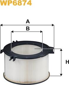 WIX Filters WP6874 - Filter, interior air parts5.com