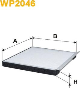 WIX Filters WP2046 - Filtru, aer habitaclu www.parts5.com