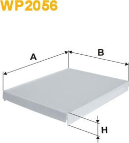 WIX Filters WP2056 - Filter, interior air www.parts5.com