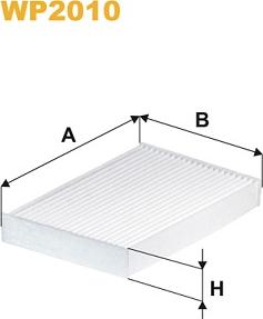 WIX Filters WP2010 - Filter,salongiõhk www.parts5.com