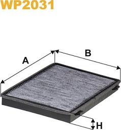 WIX Filters WP2031 - Filtro, aire habitáculo www.parts5.com