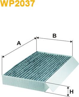 WIX Filters WP2037 - Filtre, kabin havası www.parts5.com