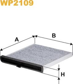 WIX Filters WP2109 - Filter, interior air www.parts5.com