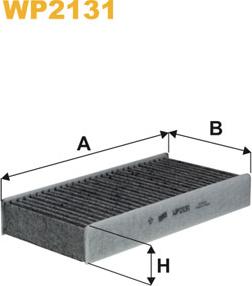 WIX Filters WP2131 - Filtru, aer habitaclu www.parts5.com