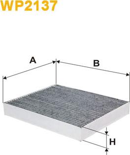 WIX Filters WP2137 - Filtru, aer habitaclu www.parts5.com