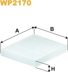 WIX Filters WP2170 - Filter, interior air www.parts5.com