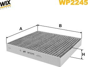 WIX Filters WP2245 - Filter, interior air www.parts5.com