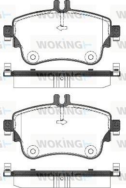 Valeo 302487 - Fékbetétkészlet, tárcsafék www.parts5.com