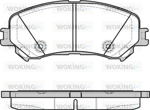 RENAULT 77 11 946 205 - Piduriklotsi komplekt,ketaspidur www.parts5.com