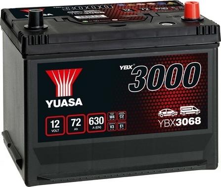 Yuasa YBX3068 - Стартов акумулатор www.parts5.com