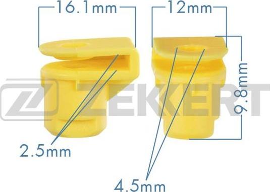 Zekkert BE-1243 - Clip, trim / protective strip parts5.com