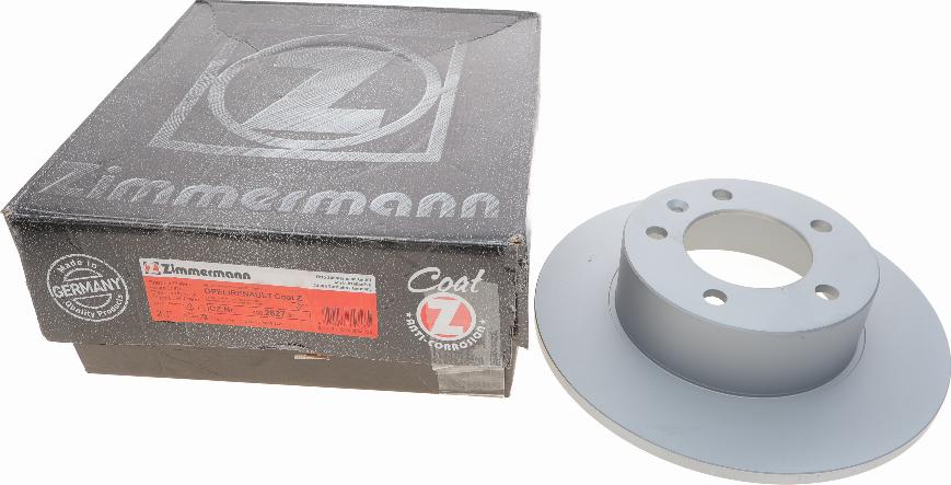 Zimmermann 430.2627.20 - Féktárcsa www.parts5.com