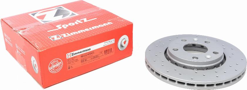 Zimmermann 470.2433.52 - Тормозной диск www.parts5.com