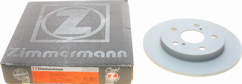 Zimmermann 590.2811.20 - Kočioni disk www.parts5.com