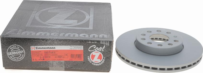 Zimmermann 600.3221.20 - Féktárcsa www.parts5.com