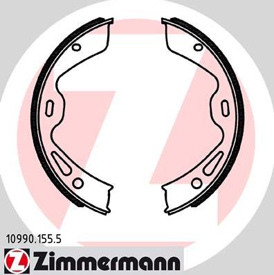 Zimmermann 10990.155.5 - Brake Shoe Set, parking brake www.parts5.com