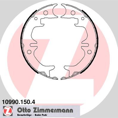 Zimmermann 10990.150.4 - Brake Shoe Set, parking brake parts5.com