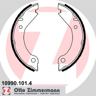 Zimmermann 10990.101.4 - Brake Shoe Set, parking brake www.parts5.com