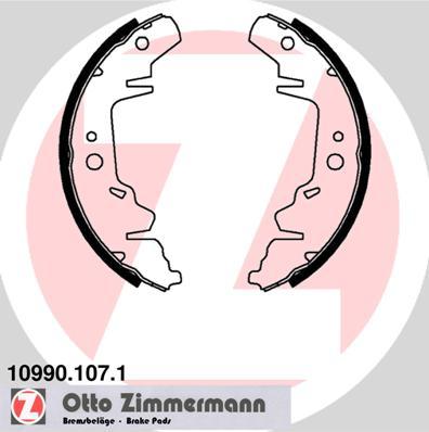 Zimmermann 10990.107.1 - Garnitura zavorne celjusti www.parts5.com