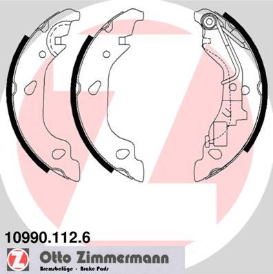 Zimmermann 10990.112.6 - Brake Shoe Set www.parts5.com