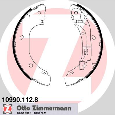 Zimmermann 10990.112.8 - Brake Shoe Set www.parts5.com