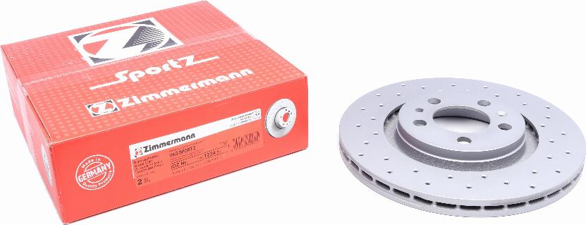 Zimmermann 100.1234.52 - Тормозной диск www.parts5.com