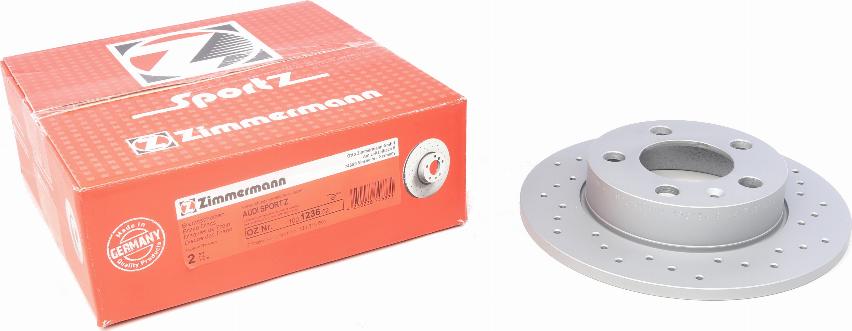 Zimmermann 100.1236.52 - Brake Disc parts5.com