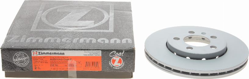 Zimmermann 100.1233.20 - Féktárcsa www.parts5.com