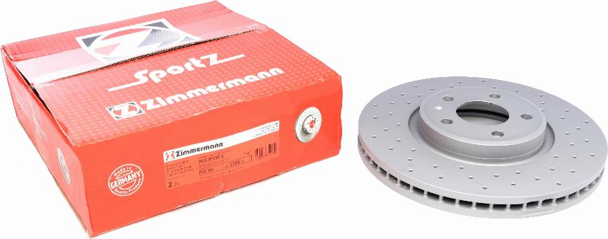 Zimmermann 100.3355.52 - Disco de freno www.parts5.com