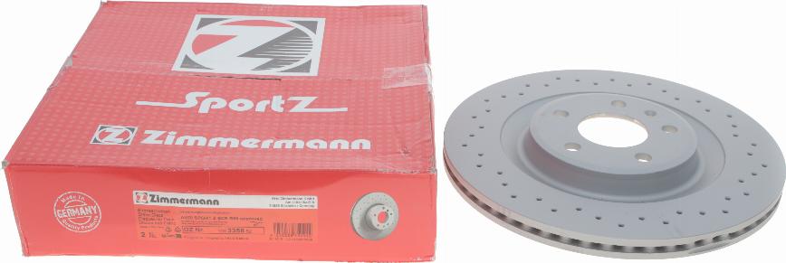 Zimmermann 100.3358.52 - Brzdový kotouč www.parts5.com