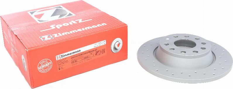 Zimmermann 100.3315.52 - Féktárcsa www.parts5.com