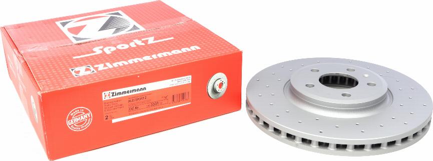 Zimmermann 100.3331.52 - Brake Disc www.parts5.com