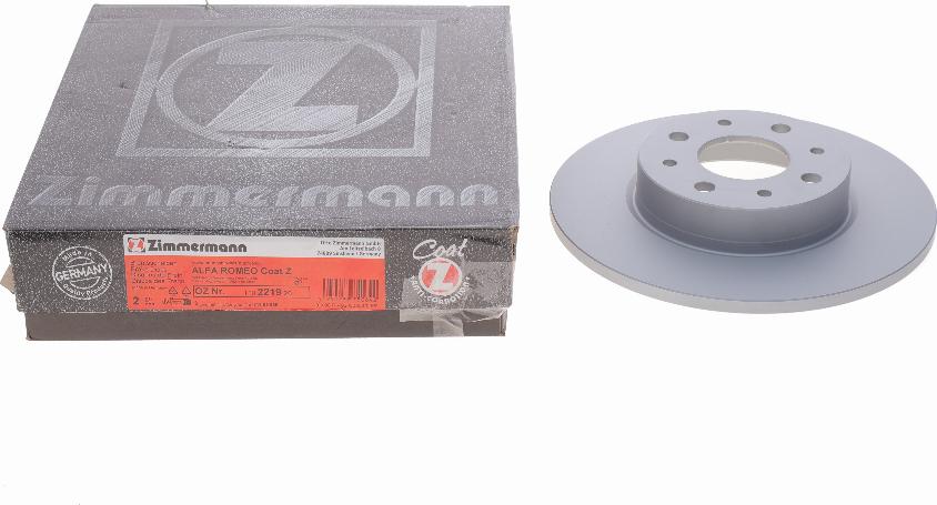 Zimmermann 110.2219.20 - Disc frana www.parts5.com