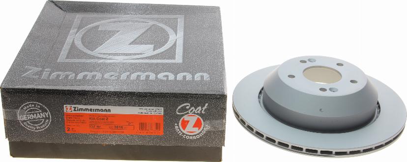 Zimmermann 320.3816.20 - Brake Disc www.parts5.com