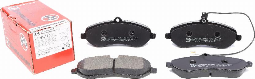 Zimmermann 24595.185.1 - Brake Pad Set, disc brake www.parts5.com